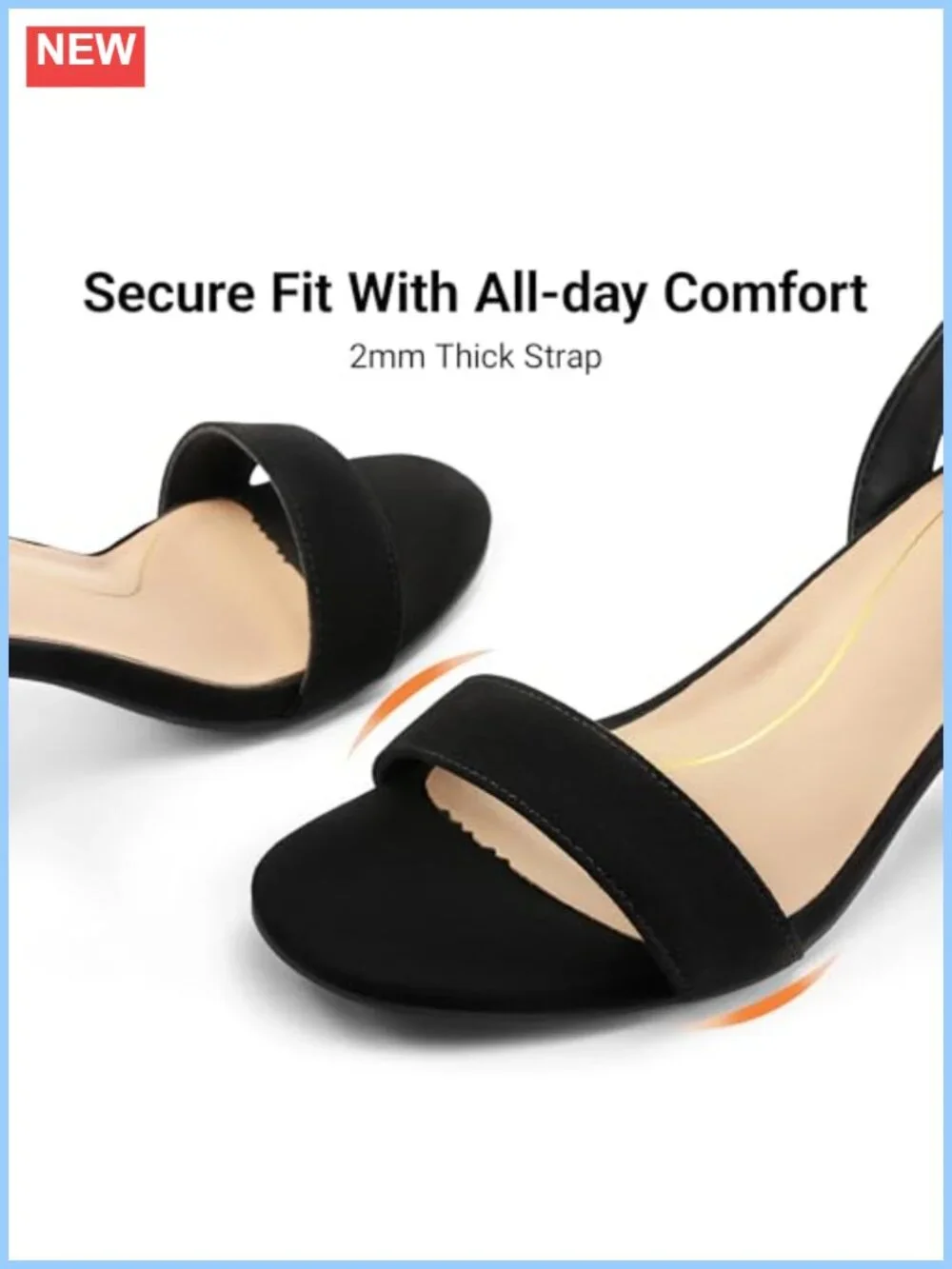 Faux Suede Block Heel Sandals Women's Dressy Ankle Strap
